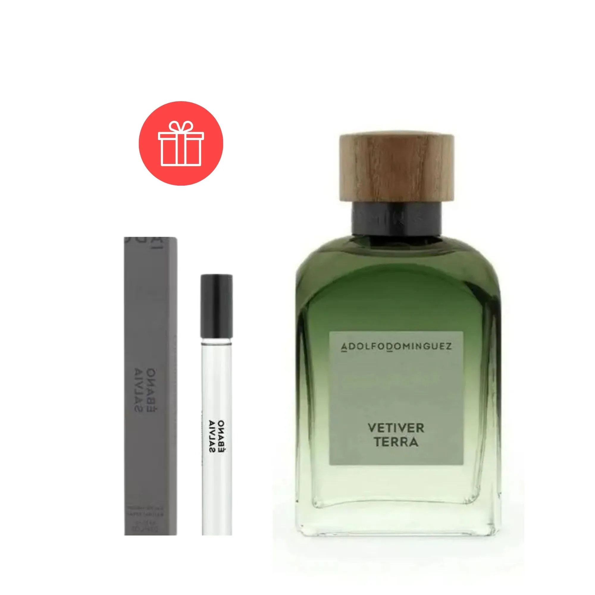 Frasco de Adolfo Dominguez VETIVER TERRA