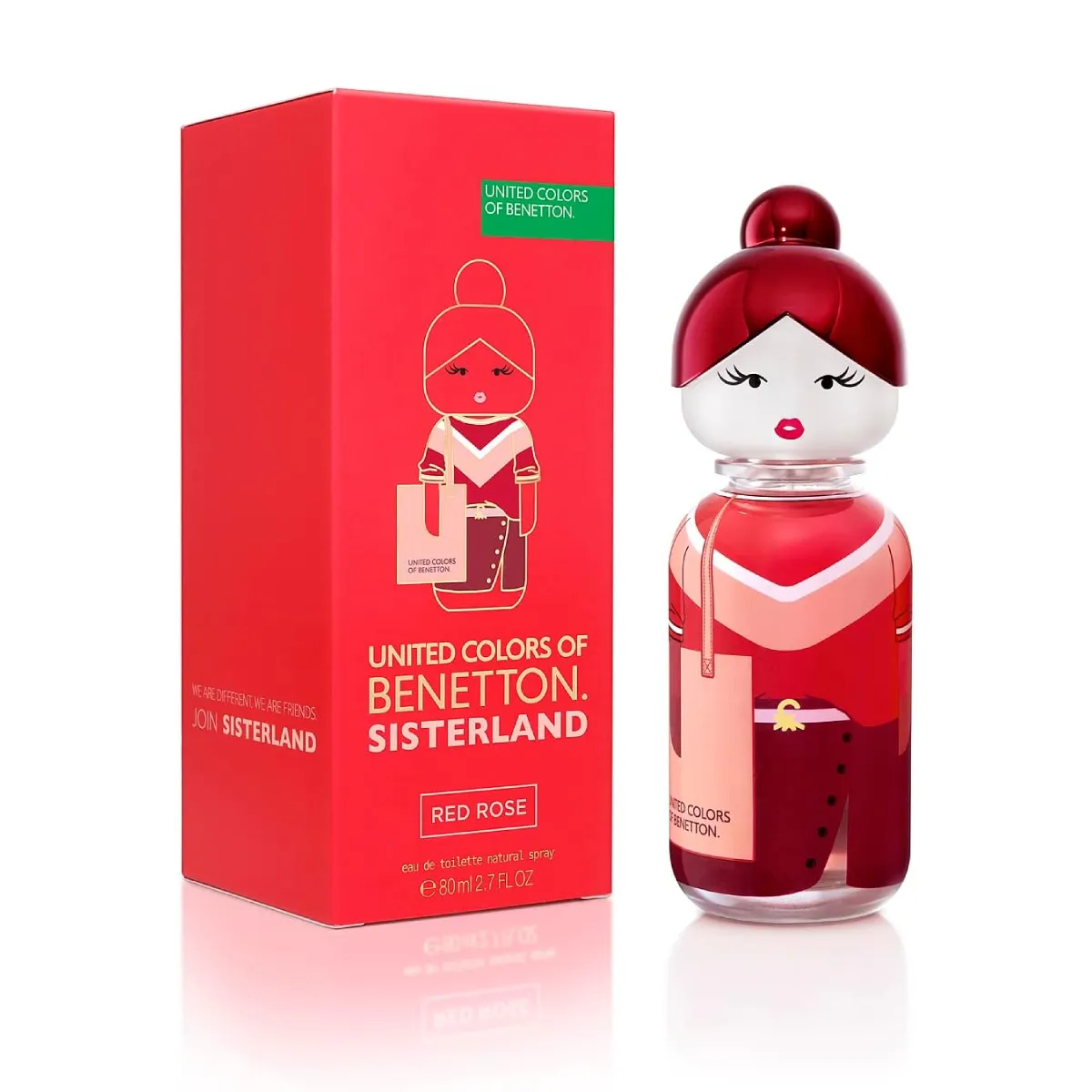 Frasco de Benetton SISTERLAND RED ROSE