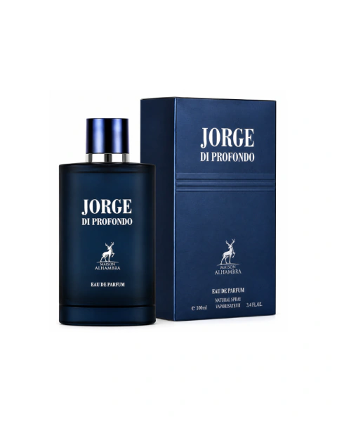 Frasco de Maison Alhambra JORGE DI PROFUMO DEEP BLUE