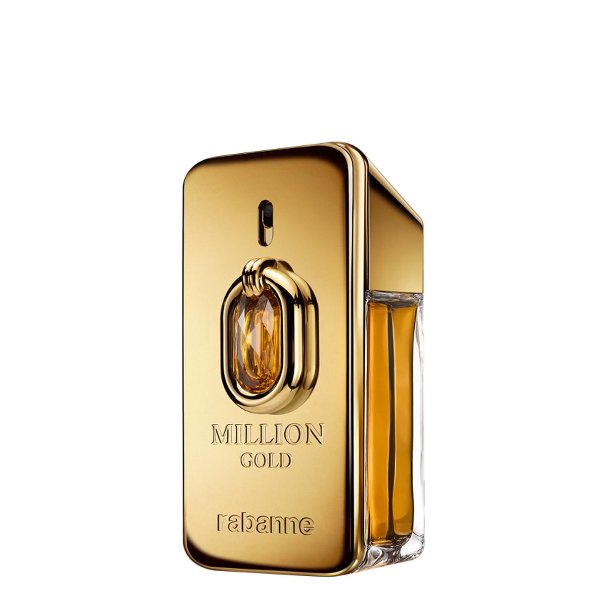 Frasco de Paco Rabanne MILLION GOLD ELIXIR PARFUM INTENSE